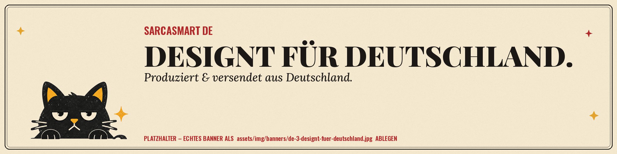 Designt für Deutschland. Produziert und versendet aus Deutschland.